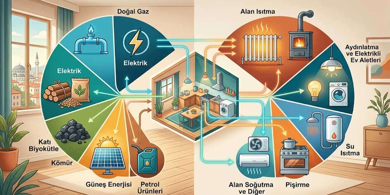 Evlerin Enerji Bütçesini Isınma Yutuyor: Payı %62!