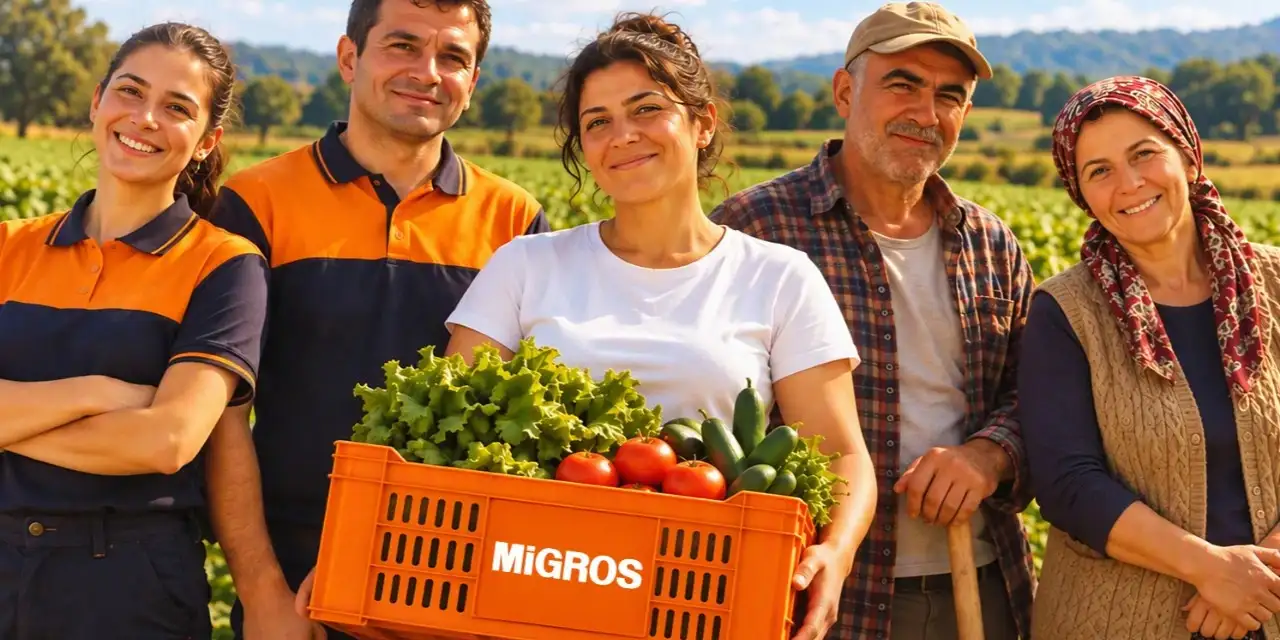 Migros’tan Çiftçilere Müjde: Ürün Alımı ve Nakit Destek